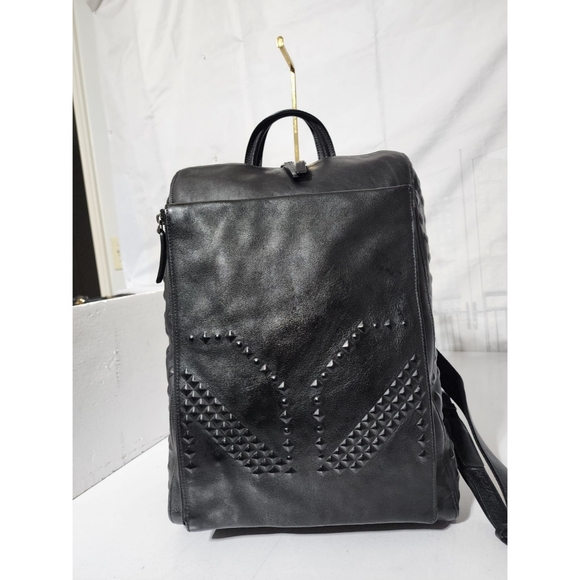MCM Calfskin Embossed Medium M Moment Backpack Black main image 6